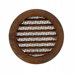 MW100KODRC Kratka okrągła fi 100 drewno ciemne