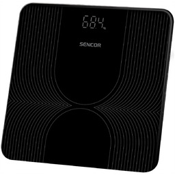 Waga łazienkowa hartowane szkło Sencor 180 kg baterie