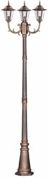 LAMPA ogrodowa Standard K-7009A2/3 czarny/złoty Kaja zewnętrzna OPRAWA