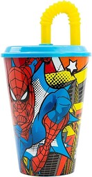Marvel Spiderman Plastikowy kubek dziecięcy 430 ml, bez