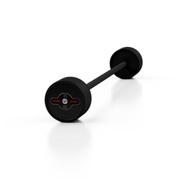 Marbo Sport Sztanga gumowana prosta 30 kg czarny