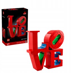 Lego Art 31214 Klocki Love Czerwone Kocham Cię