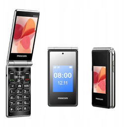 Telefon Komórkowy Dla Seniora Maxcom Z Klapką Sos