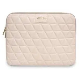 Guess GUCS13QLPK Quilted 13" Różowy Etui na laptop