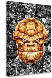 Obraz na płótnie, Żółta twarz - Rubiant 40x60