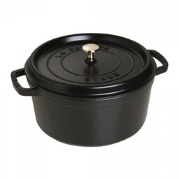 Staub Garnek żeliwny Okrągły 6.7l Czarny La Cocotte