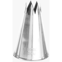 Końcówka tylka gwiazdka do rękawów worków cukierniczych stalowa