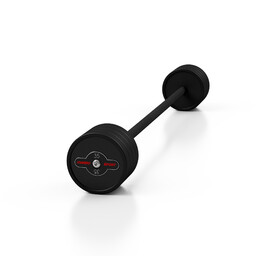 Marbo Sport Sztanga gumowana prosta 35 kg czarny