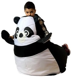 Go Gift Pufa worek sako PANDA czarny-biały XL