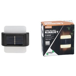 EXTRALINK Kinkiet zewnętrzny solarny Arras EX.24992 Czarny