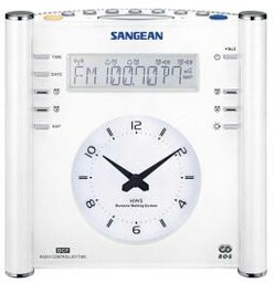 Sangean ATOMIC 30 RCR-3 Radio FM Biały Radioodbiornik