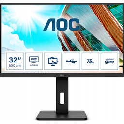 Monitor Aoc U32P2 31,5 4K Uhd Ips Dp