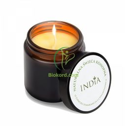 Świeca Konopna do Pielęgnacji Ciała, Masażu i Aromaterapii