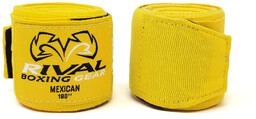 Rival Bandaże Bokserskie Owijki Mexican Handwraps Yellow 4,5m