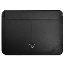 Guess Saffiano Triangle Logo GUCS14PSATLK 14" Czarny Etui