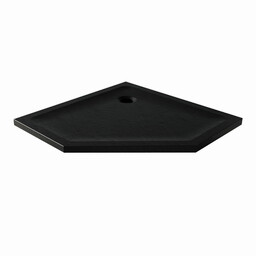 New Trendy Mild Stone brodzik pięciokątny akrylowy 80x80x4,5