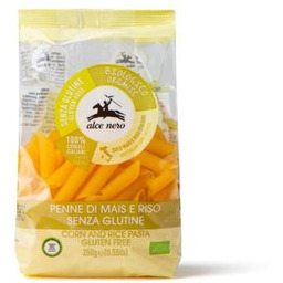 MAKARON KUKURYDZIANO-RYŻOWY PENNE BEZGLUTENOWY BIO 250 G ALCE
