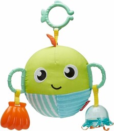 Fisher-Price GFC36 Sensory Fun Fish, pluszowa zabawka