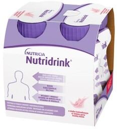 Nutridrink truskawka, 4x125ml