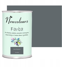 Farba akrylowa Newcolours 900 ml Szara Elegancja