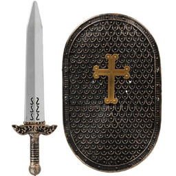 Zestaw Miecz + Tarcza Gladiator Rycerz