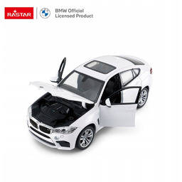 Autko Metalowe 1:24 BMW X6M Białe RASTAR