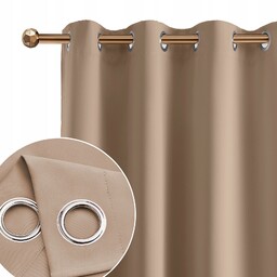 Zasłona gotowa zaciemniająca 180x280 na przelotkach Laurel Blackout