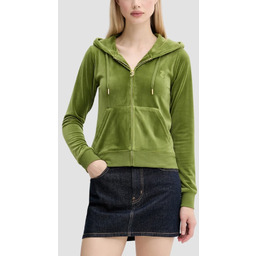 JUICY COUTURE Oliwkowa bluza damska Robertson Hoodie