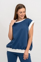 Pakamera Bezrękawnik ,,AMORE denim