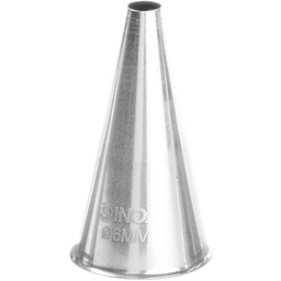 Końcówka tylka prosta do rękawa worka cukierniczego śr.