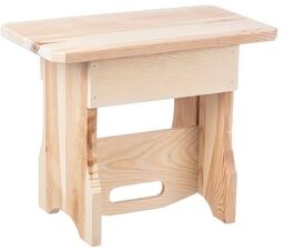 ČistéDřevo Stołek drewniany 2 w 1