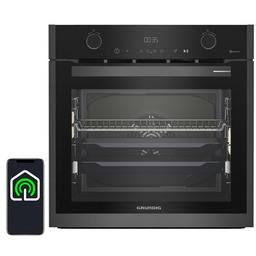 GRUNDIG Piekarnik GEBM19400DXHI Elektryczny Ciemny Inox A+
