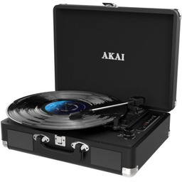 AKAI Gramofon ATT-18BT Bluetooth USB Czarny 30 rat