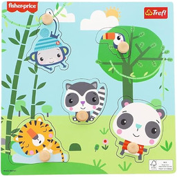 Trefl - Puzzle Jungle, Wooden Toys, Fisher-Price -
