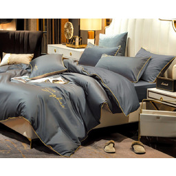 Pościel z bawełny syntetycznej z haftem PBH-04