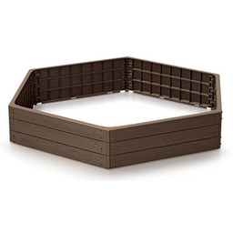 PROSPERPLAST Rabata ogrodowa Base Woody IBWH-7587U Brązowy