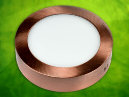 Mdeco Natynkowa lampa sufitowa Winter LED 12W mosiądz