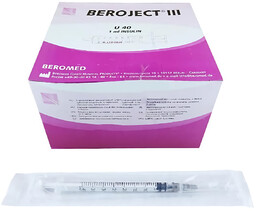 Strzykawka insulinowa BD 1 ml U-40 G27