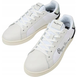Pepe Jeans Buty Sportowe Sznurowane Białe Sneakersy 40