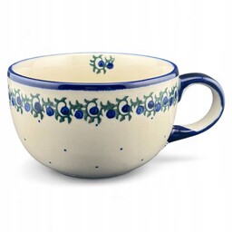 Filiżanka duża, kubek 450 ml Jagody jagódki dek.