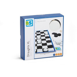 Warcaby XXL, gra planszowa, BS Toys