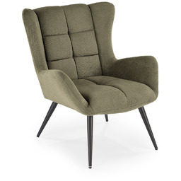 Fotel wypoczynkowy byron oliwkowy halmar