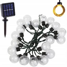 Girlanda ogrodowa solarna 20 led
