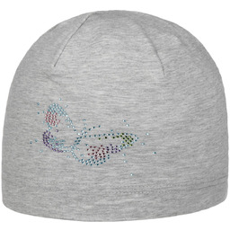 Czapka Beanie Beautiful Butterfly Girls by maximo, szary