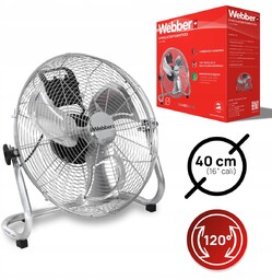 WENTYLATOR Cyrkulator Powietrza PODŁOGOWY DUŻY Wiatrak 40 cm