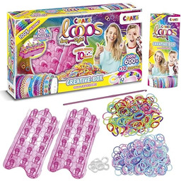 CRAZE LOOPS Zestaw 600 Gumek Elastycznych do Tworzenia