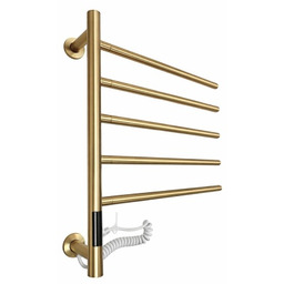 Grzejnik elektryczny do łazienki na ścianę złoty E105