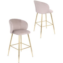 Hoker do kuchni Ganta Gold beż, nowoczesny, glamour
