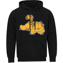 Bluza Męska Z Kapturem Garfield Śmieszna Prezent Nadruk