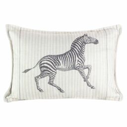 Eurofirany Poduszka dekoracyjna 45x30 Akua dwustronna zebra biała